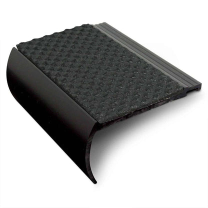 NHB – 72 x 38mm Tredsafe Non Slip Heavy Duty Hard Nose PVC Black Tredsafe