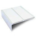 NHD11 91 x 32mm Aluminium Non-Slip Stair Nosing – Wide Safety Edge White