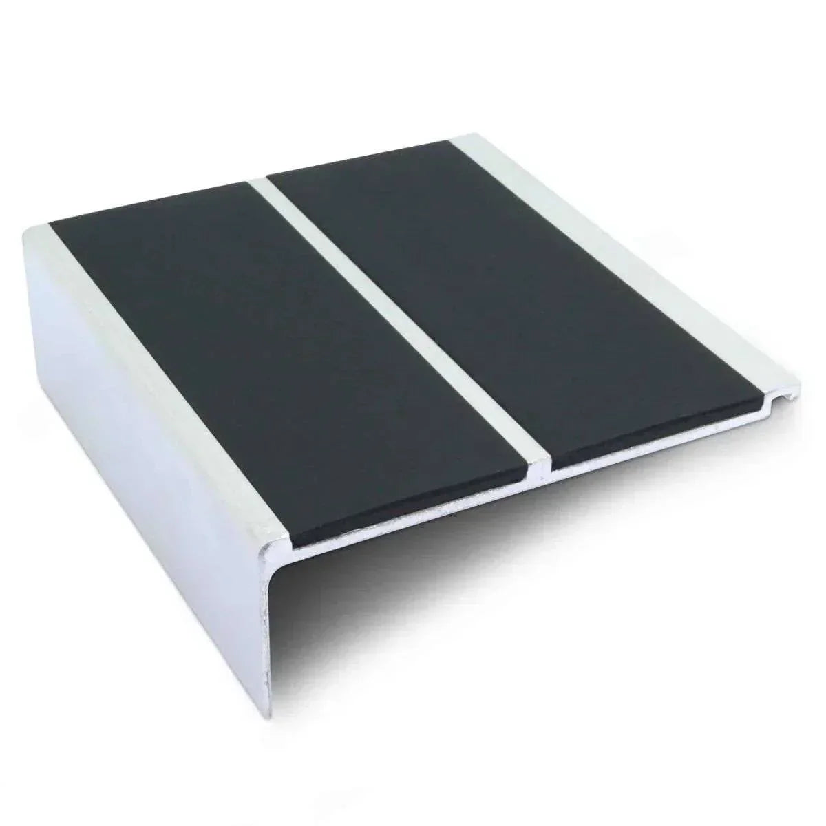 NHD11 91 x 32mm Aluminium Non-Slip Stair Nosing – Wide Safety Edge Black