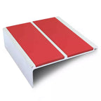 NHD11 91 x 32mm Aluminium Non-Slip Stair Nosing – Wide Safety Edge Red