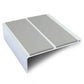 NHD11 91 x 32mm Aluminium Non-Slip Stair Nosing – Wide Safety Edge Dolphin Grey