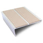 NHD12 93 x 32mm Aluminium Non-Slip Stair Nosing – Wide Edge Protection Beige Genesis