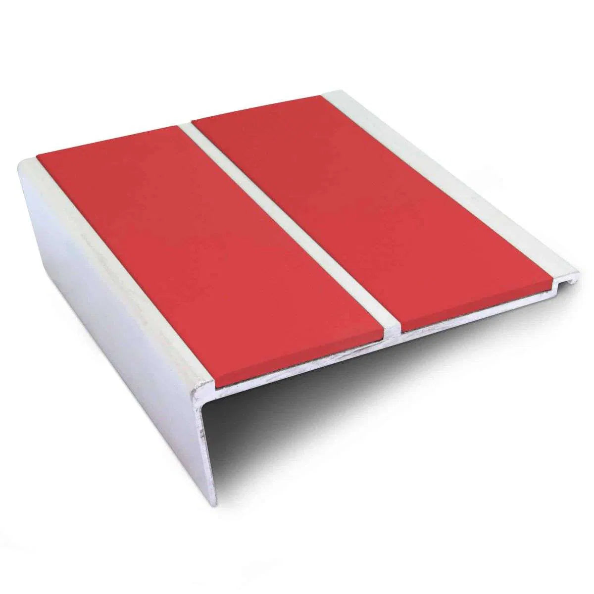 NHD12 93 x 32mm Aluminium Non-Slip Stair Nosing – Wide Edge Protection Red Genesis