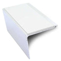 NHD24 60 x 55mm Aluminium Non-Slip Stair Edge Protector White