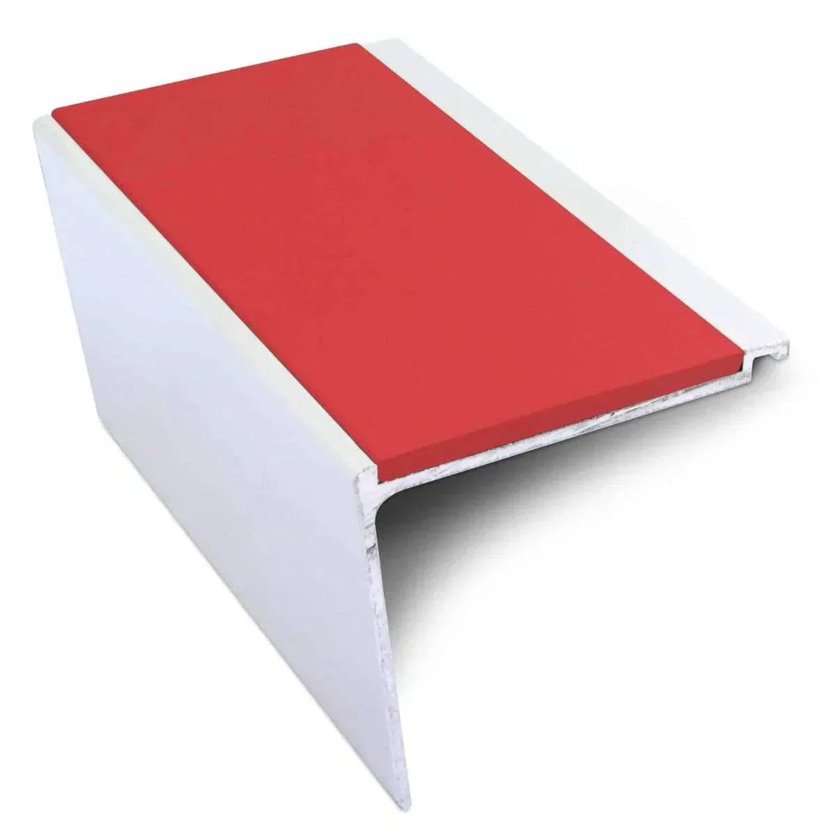 NHD24 60 x 55mm Aluminium Non-Slip Stair Edge Protector Red