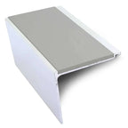 NHD24 60 x 55mm Aluminium Non-Slip Stair Edge Protector Dolphin Grey
