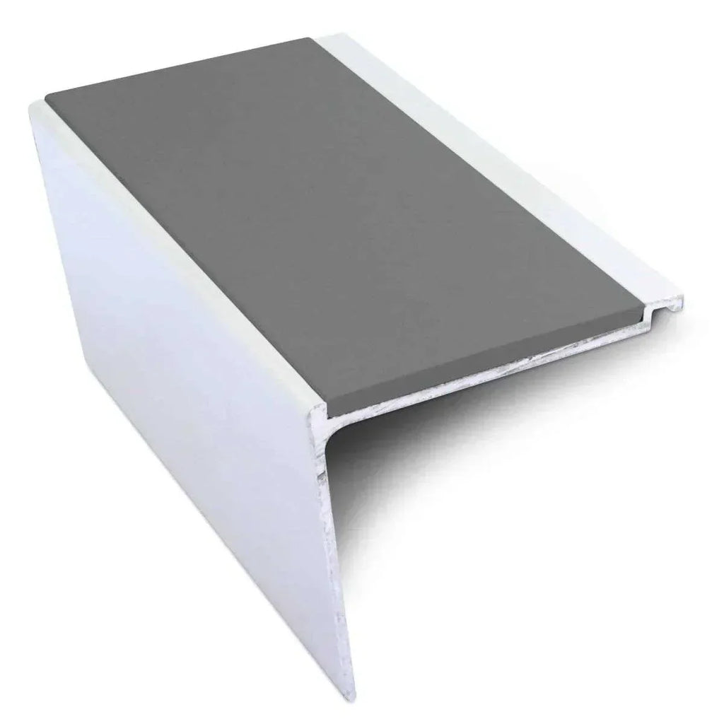 NHD24 60 x 55mm Aluminium Non-Slip Stair Edge Protector Midnight Grey
