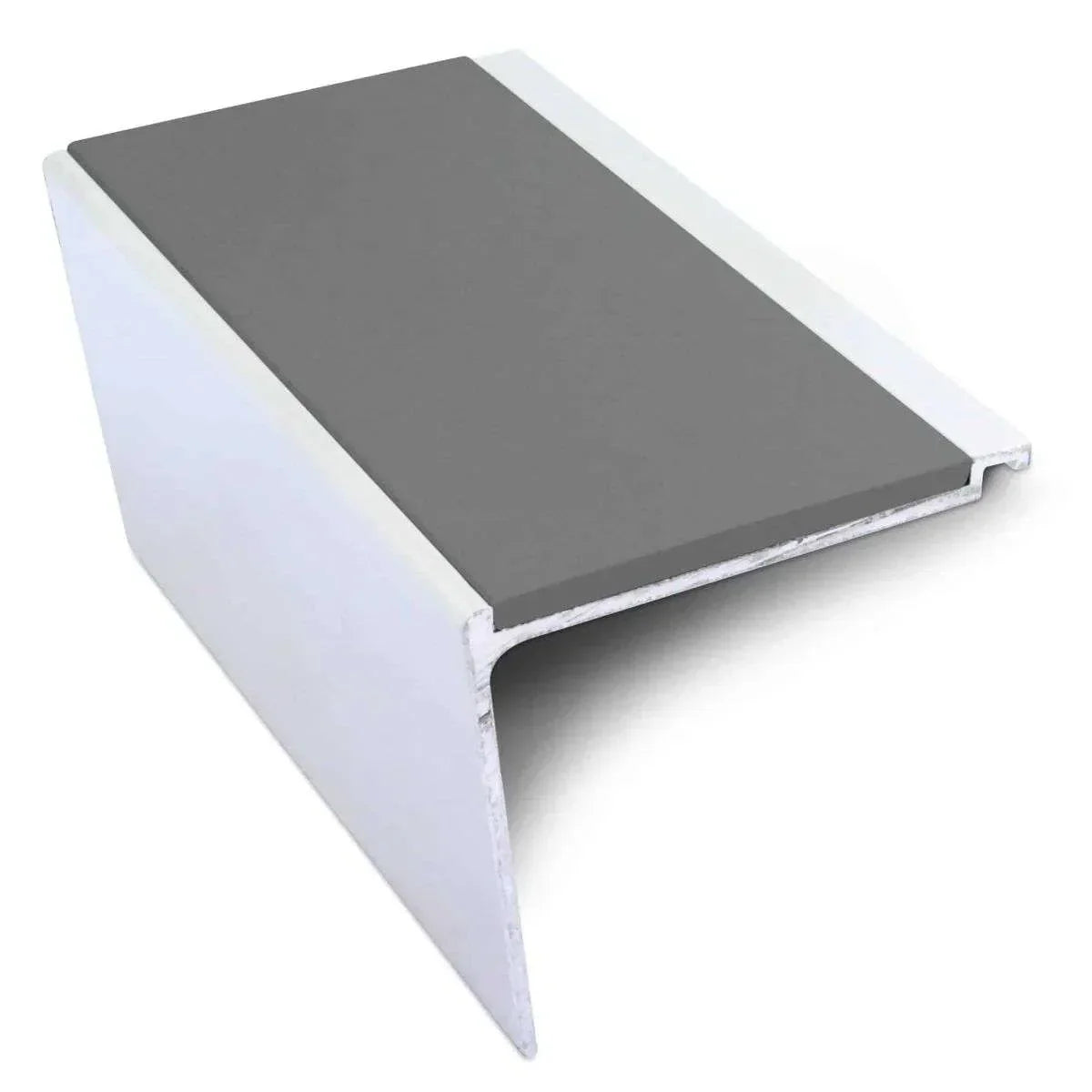 NHD24 60 x 55mm Aluminium Non-Slip Stair Edge Protector Midnight Grey
