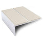 NSL09 85 x 32mm Aluminium Non Slip Stair Nosing Edge Trim With Pvc Insert Canvas Genesis