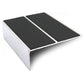 NSL09 85 x 32mm Aluminium Non Slip Stair Nosing Edge Trim With Pvc Insert Black Genesis