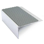NSL15 66x32mm Tredsafe Aluminium Stair Edge with Anti-Slip PVC Insert Dolphin Grey Tredsafe