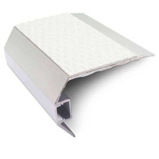 NSLR50 – Vision Light Out – Tredsafe Non Slip 77.5 x 48.5mm Stair Nosing White Tredsafe