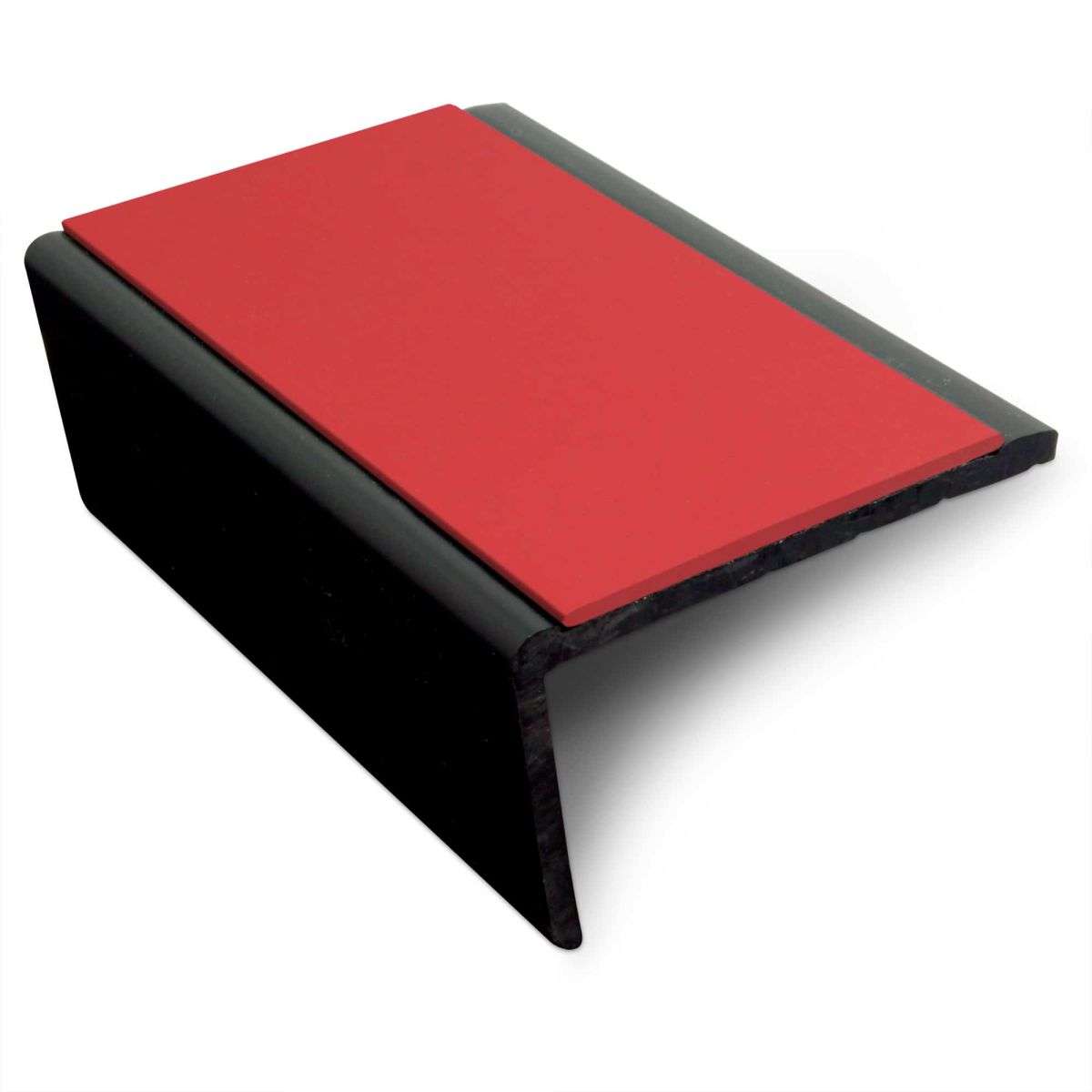 NSP 56x32.5mm Slimline Hard Nose PVC Stair Nosing – Non-Slip Edge Trim Red