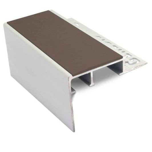 NTC – Heavy Duty Ceramic Tile-In Non Slip Stair Nosing Brown