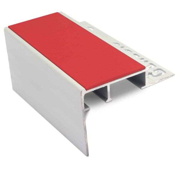 NTC – Heavy Duty Ceramic Tile-In Non Slip Stair Nosing Red