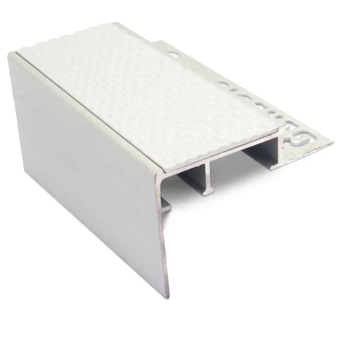 NTC – Heavy Duty Ceramic Tile-In Nosing Tredsafe Non Slip White Tredsafe