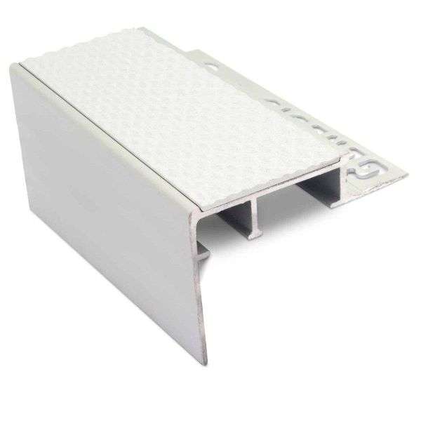 NTC – Heavy Duty Ceramic Tile-In Nosing Tredsafe Non Slip White Tredsafe