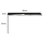 Frontier NXFS01 Aluminium Straight Stair Nosing – 56mm x 33mm Safety Profile