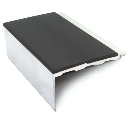 NXFS05 Straight Aluminium Stair Nosing – 62mm x 33mm Safety Profile Black