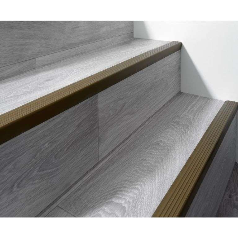 Flexible Anti-Slip Self-Adhesive Stair Nosing 735-ND ( 1200mm x 40mm x 25mm )