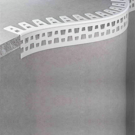 10 X 25x25 Pvc Flexible Arch Render Corner Bead 3m
