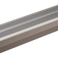 SA11 40 x 20mm Anodised Aluminium Self Adhesive Non Slip Rubber Stair Nosing Edge Trim With Insert Silver With Grey Rubber
