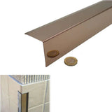 Stainless Steel Angle Wall Corner Trim – Bevelled 50x50mm Protector Stainless Steel Copper