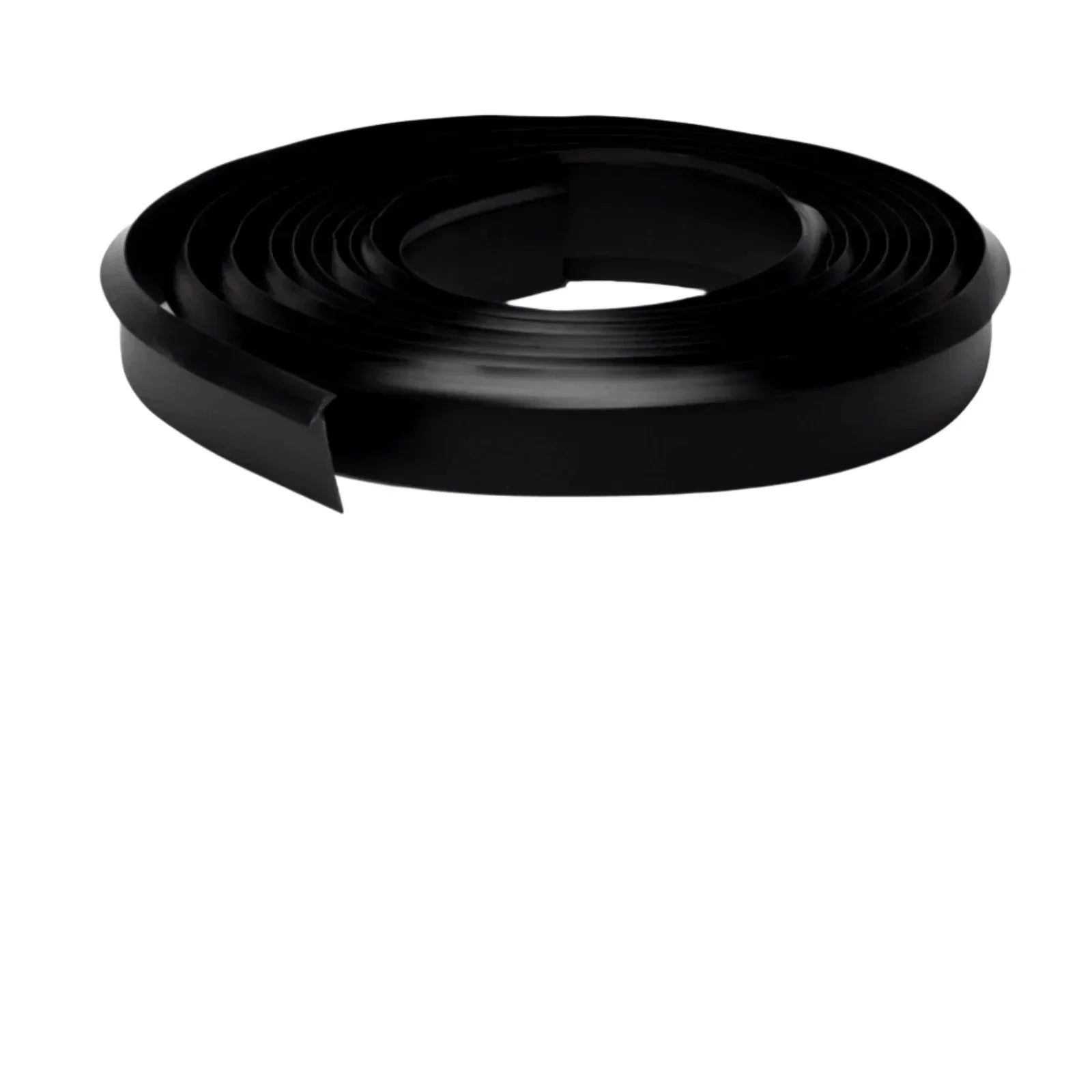 Flexible Worktop Seal Strip – PVC Trim for Kitchens & Wet Areas Black 4.2m